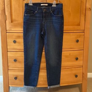 Levi Classic Capri high rise jeans